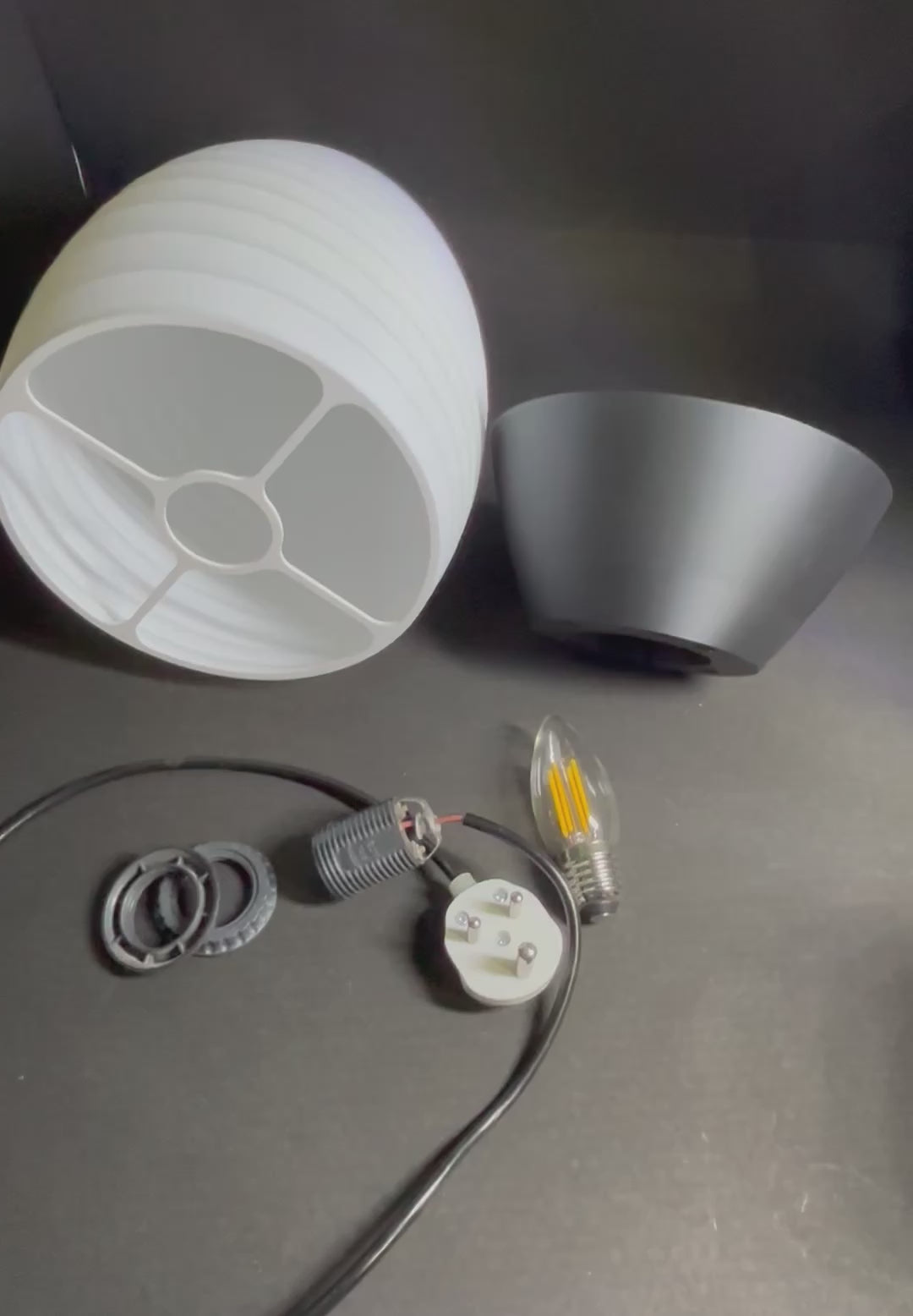 LumaShell Spiral Ambient Lamp